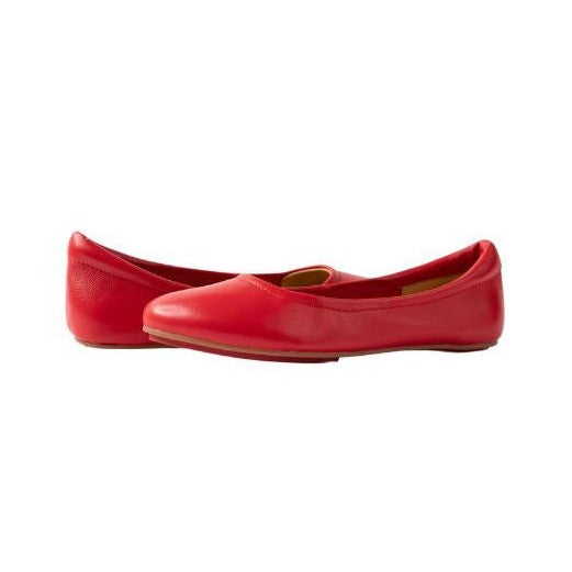 Cardinal Red Silken Glide Ballerina Flats