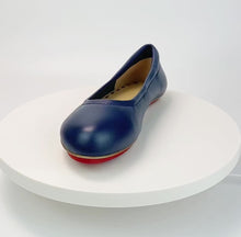 Load and play video in Gallery viewer, Navy Blue Majesty Enchanted Weave Ballerina Flats
