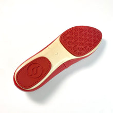 Load image into Gallery viewer, Cardinal Red Enchanted Weave Ballerina Flats
